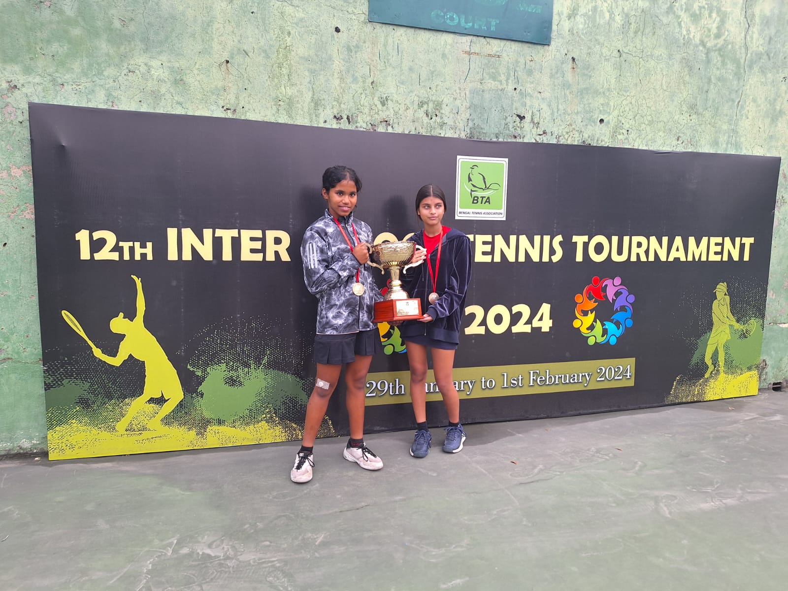 12th Inter School Tennis Tournament 2024 1 