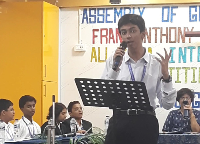 Frank Anthony Memorial All-India Inter-School Debate Competition 2