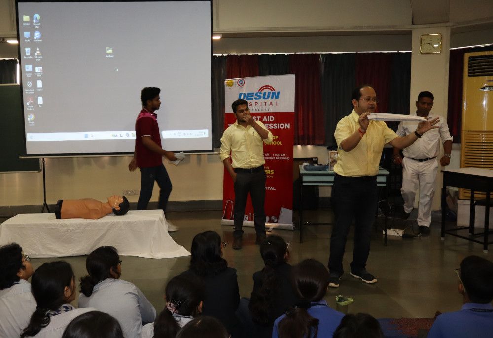 Basic Life Support ( BLS) session by Desun Hospital 2